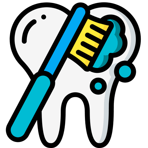 Teeth brush brush teeth brush higiene icon