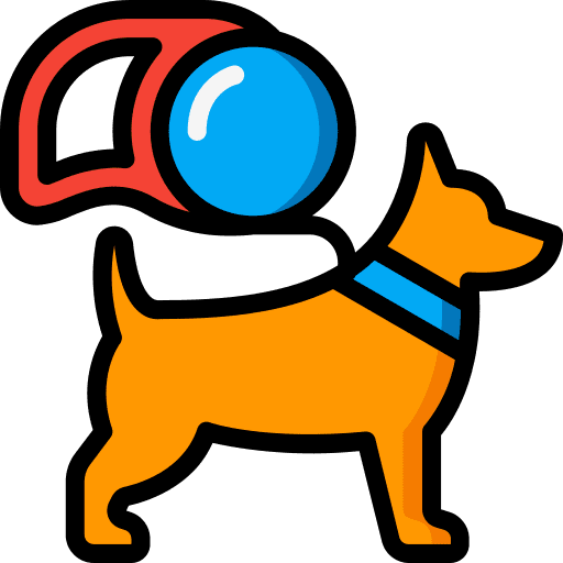 Walking the dog animal pet animals icon