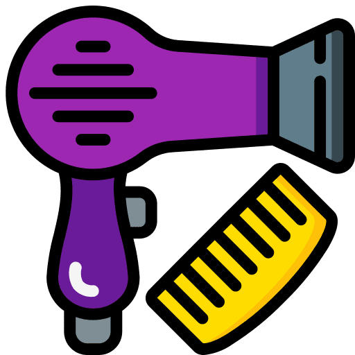 Hairdryer grooming hairdryer beauty icon