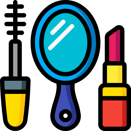 Makeup makeup mascara hand mirror icon