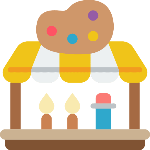 Art commerce commerce and shopping market icon