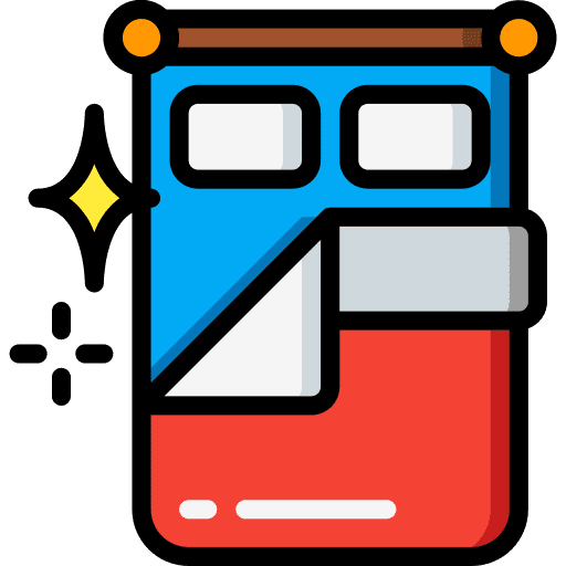 Bed bed bedroom rest icon