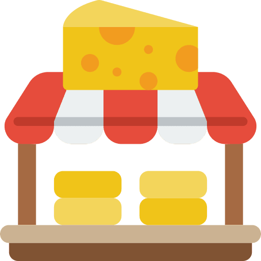 Cheese commerce commerce and shopping cheese icon