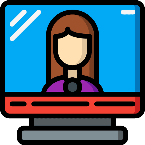 News report tv news report communications icon