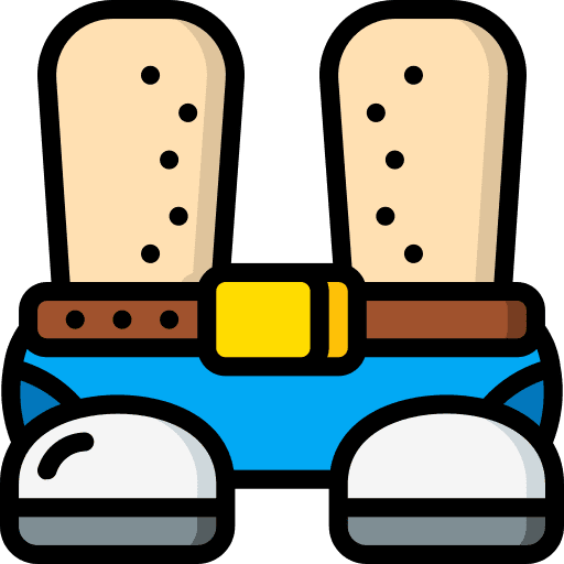 Toilet routine legs toilet icon