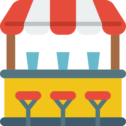 Bar cocktail bartender bar icon