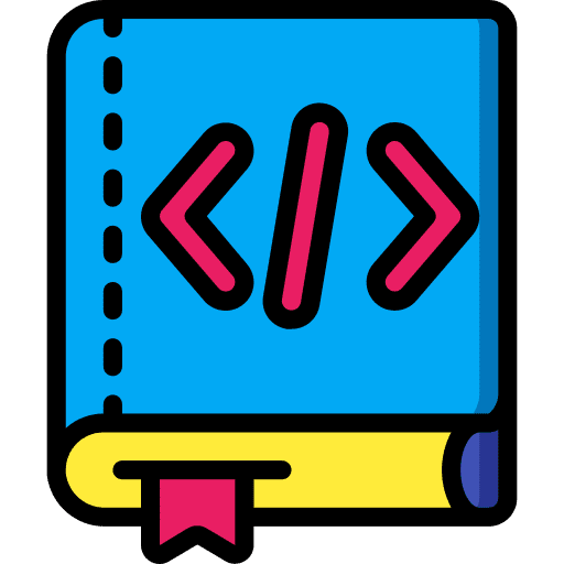 Book library book code icon