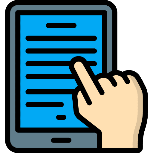 Ereader library electronics ereader icon