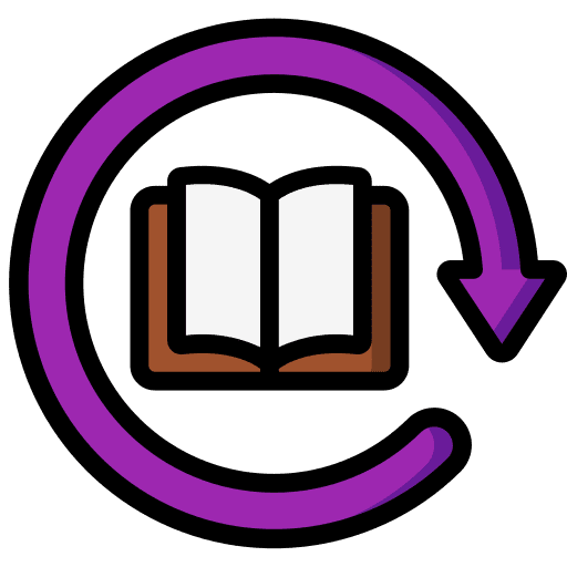 Book book recycled reading icon