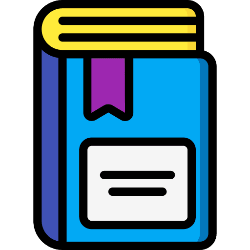 Book literature reading education icon