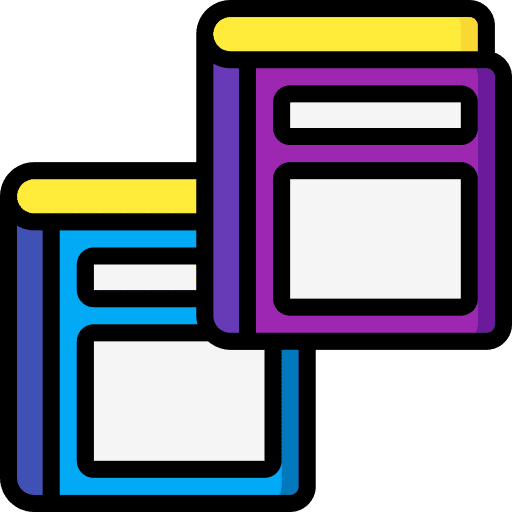 Book book reading library icon