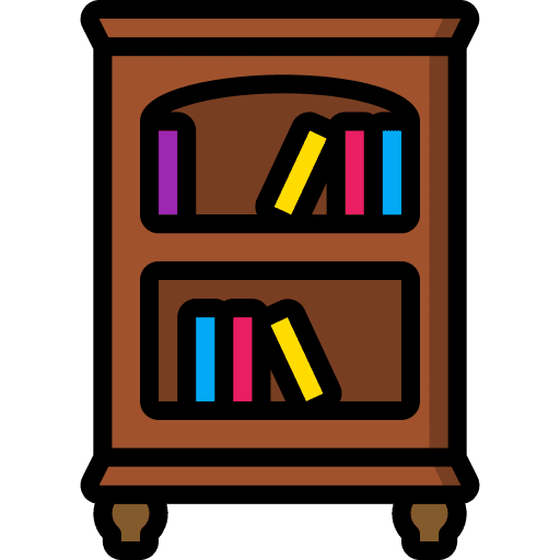 Bookcase bookcase learning book icon