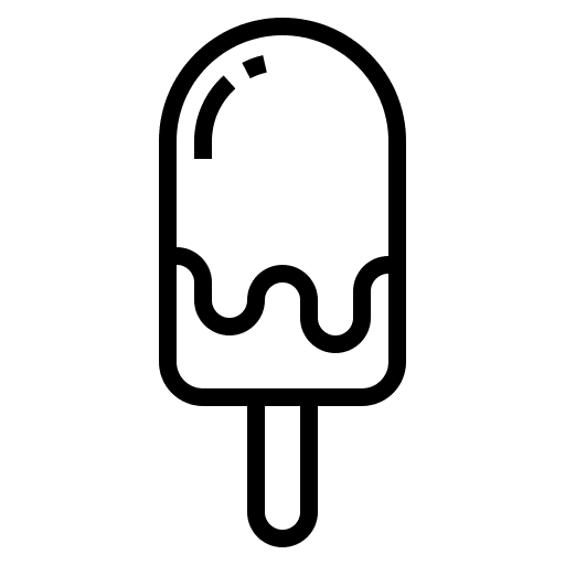 Ice cream food and restaurant dessert popsicle icon