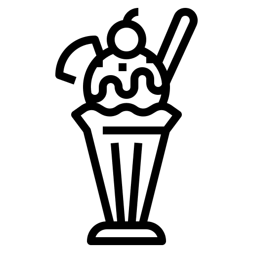 Ice cream dessert sweet ice cream icon