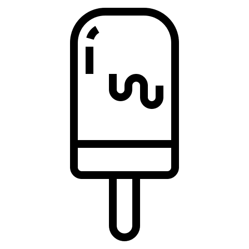 Ice cream food and restaurant dessert sweet icon