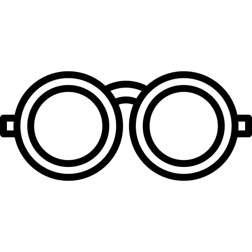 Glasses tools and utensils reading glasses optical icon