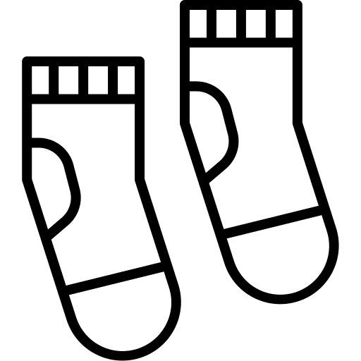 Socks clothing socks feet icon