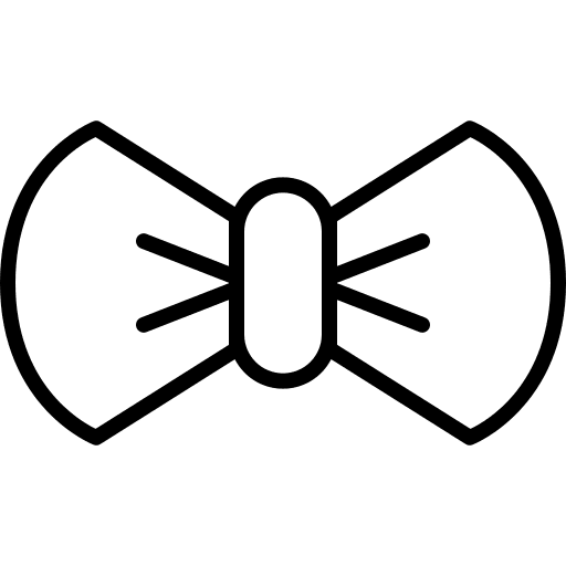 Bow tie fashion accessory tie icon