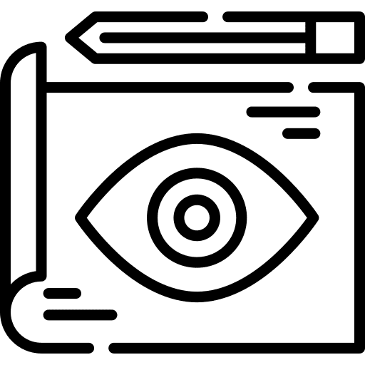 Visual view design miscellaneous icon