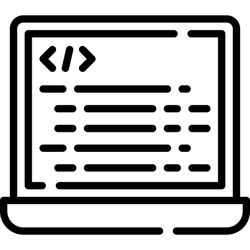 Coding ui web coding icon