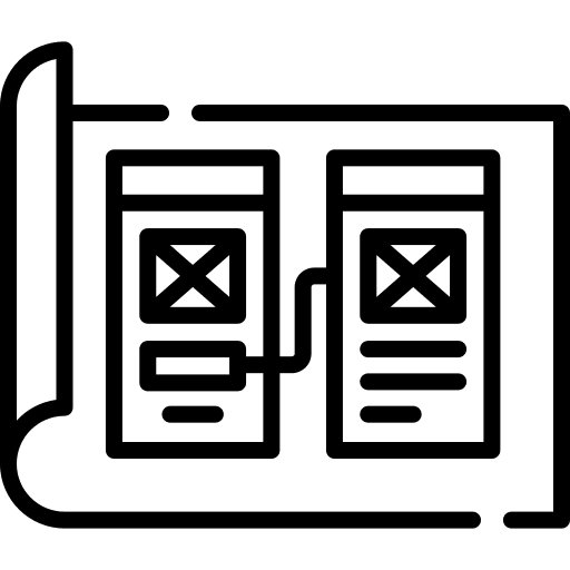 Prototyping document prototype cogwheel icon