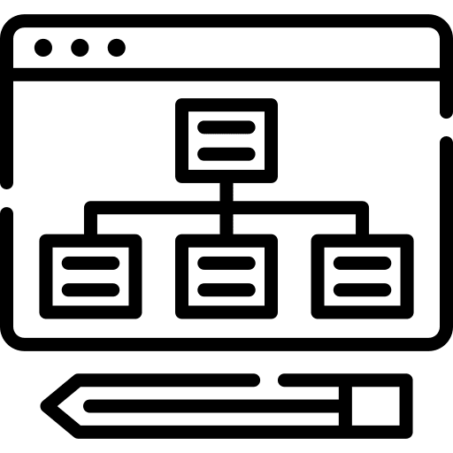 Ux design ui seo and web tablet icon