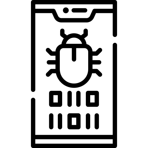 Bug bug ui electronics icon