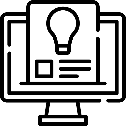 Idea report monitor idea icon