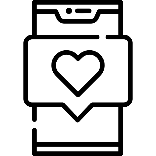 Review heart ui review icon