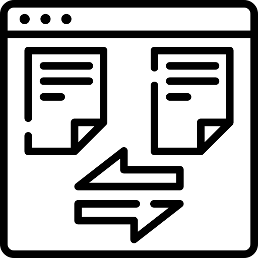 Data transfer transfer electronics data transfer icon