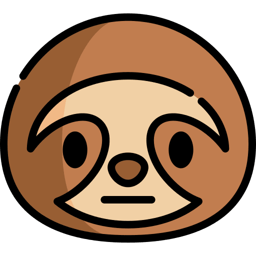 Sloth animals wild life sloth icon
