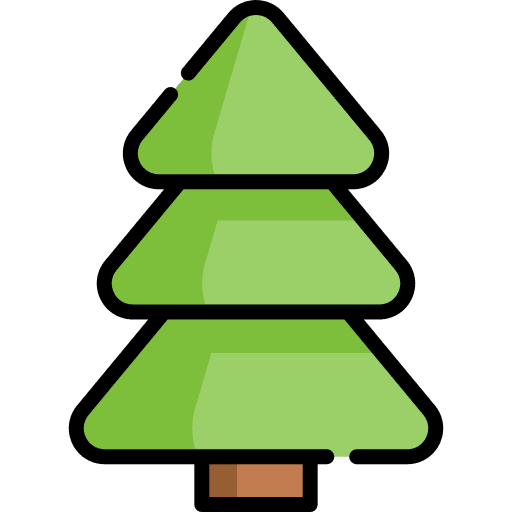 Tree decoration xmas tree icon