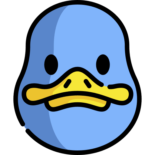 Duck animals ornithology bird icon