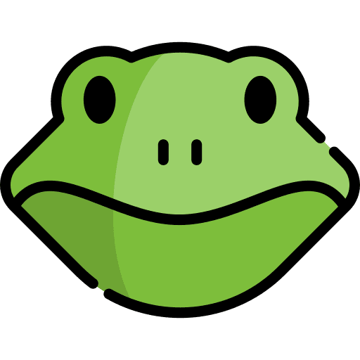 Frog amphibian animals wild life icon