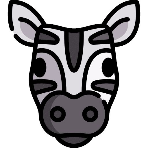 Zebra animal kingdom animals wildlife icon