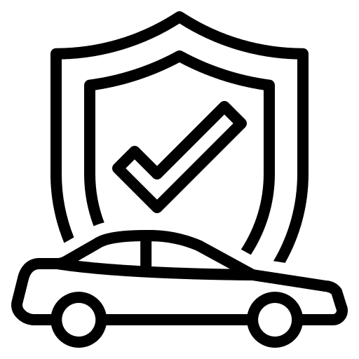 Insurance protection car insurance transport icon