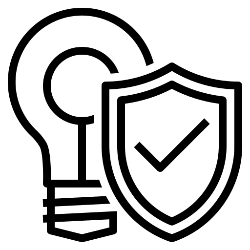 Copyright insurance copyright idea icon