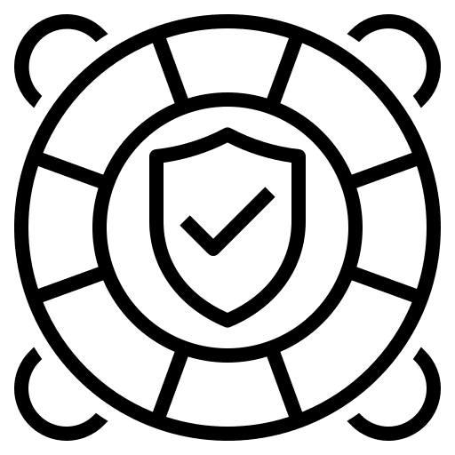 Insurance help lifesaver floating icon