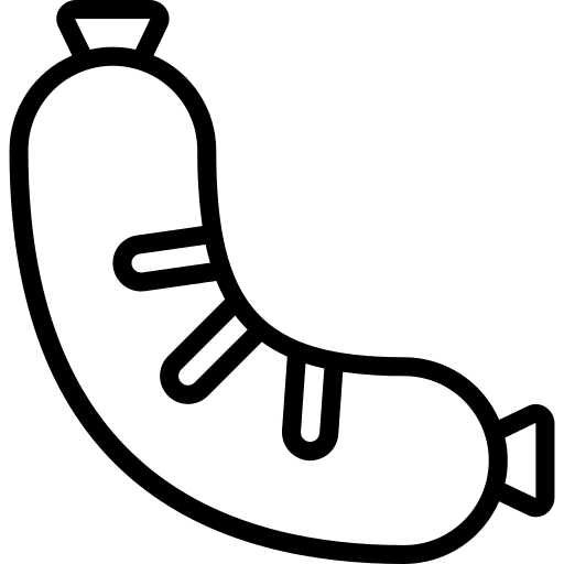 Sausage food food and restaurant sausage icon