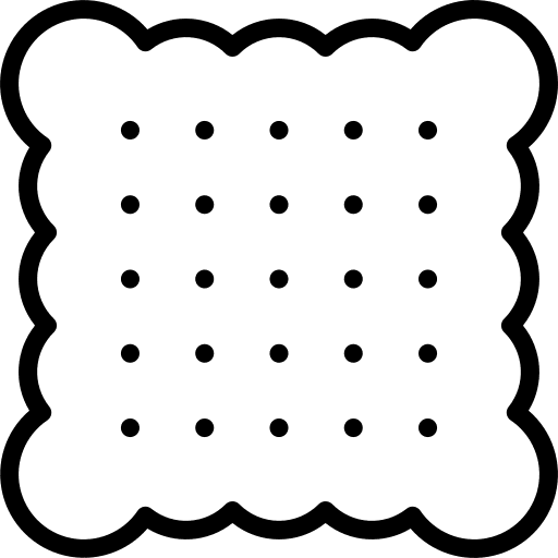 Biscuit dessert food and restaurant cookie icon