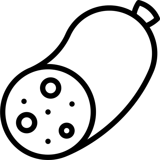 Black pudding food and restaurant food black pudding icon