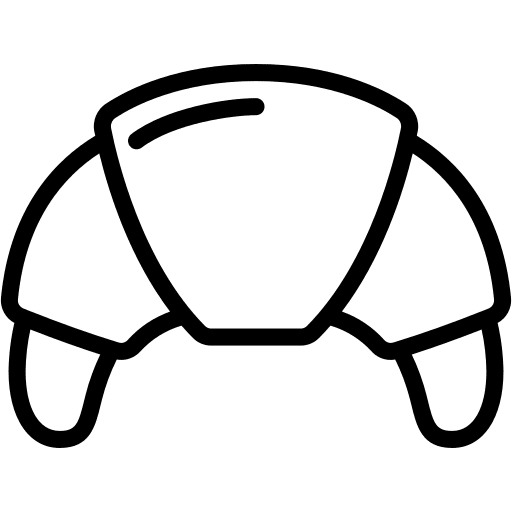 Croissant croissant croissants food and restaurant icon