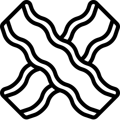 Bacon bacon strips strips food icon