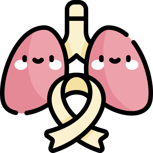 Lungs cancer healthcare and medical health icon
