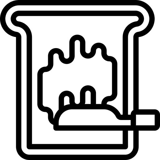 Toast bread jam toast icon