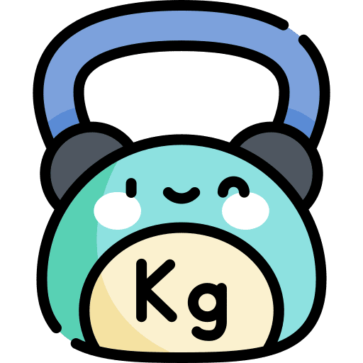 Dumbbell gym weightlifter sports icon