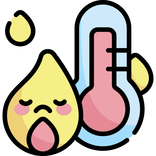 Fever thermometer fever sick icon
