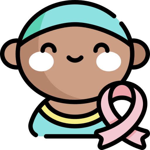 Patient healthcare and medical cancer awareness day icon