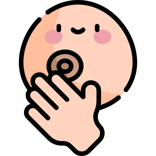 Self examination healthcare and medical breast self examination icon