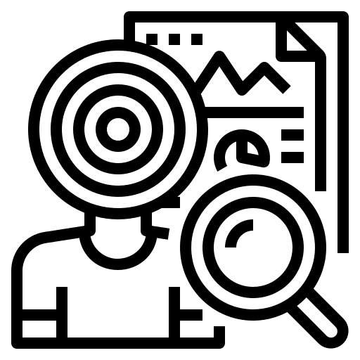 Consumer insight business strategy icon